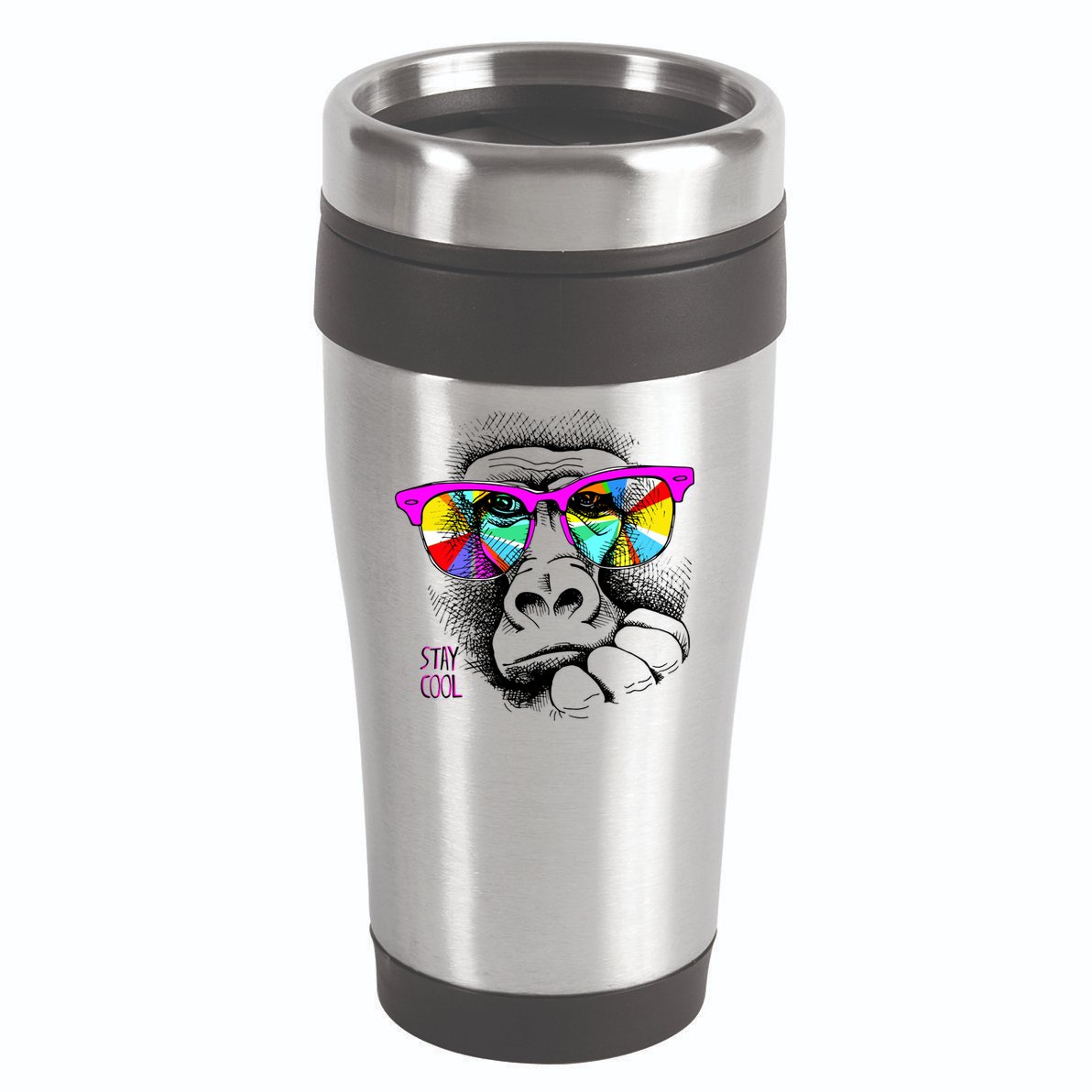 Cool Monkey 16oz Travel Tumbler