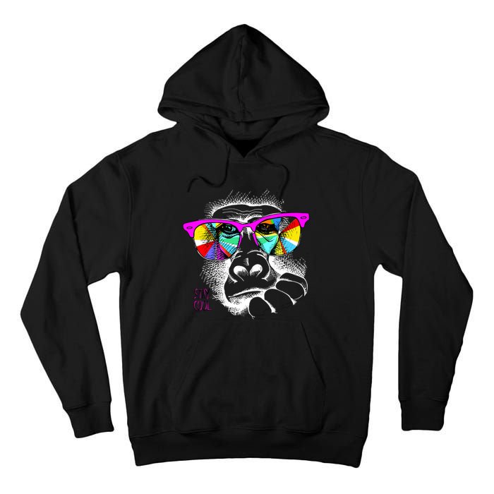 Cool Monkey Tall Hoodie