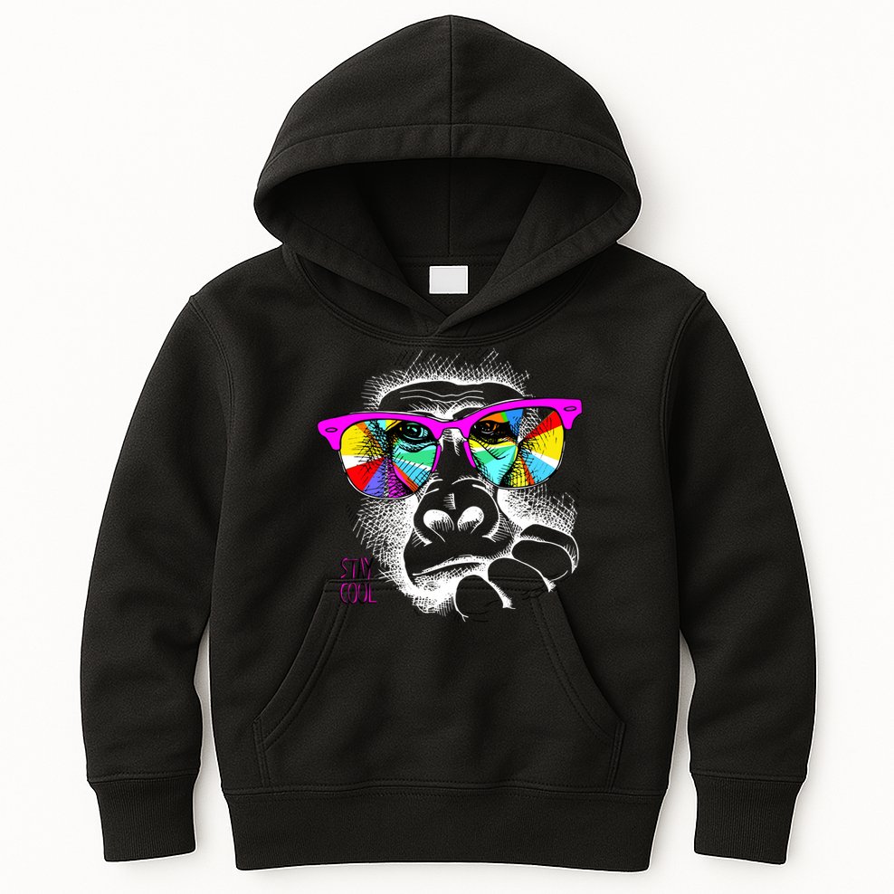 Cool Monkey Kids Hoodie