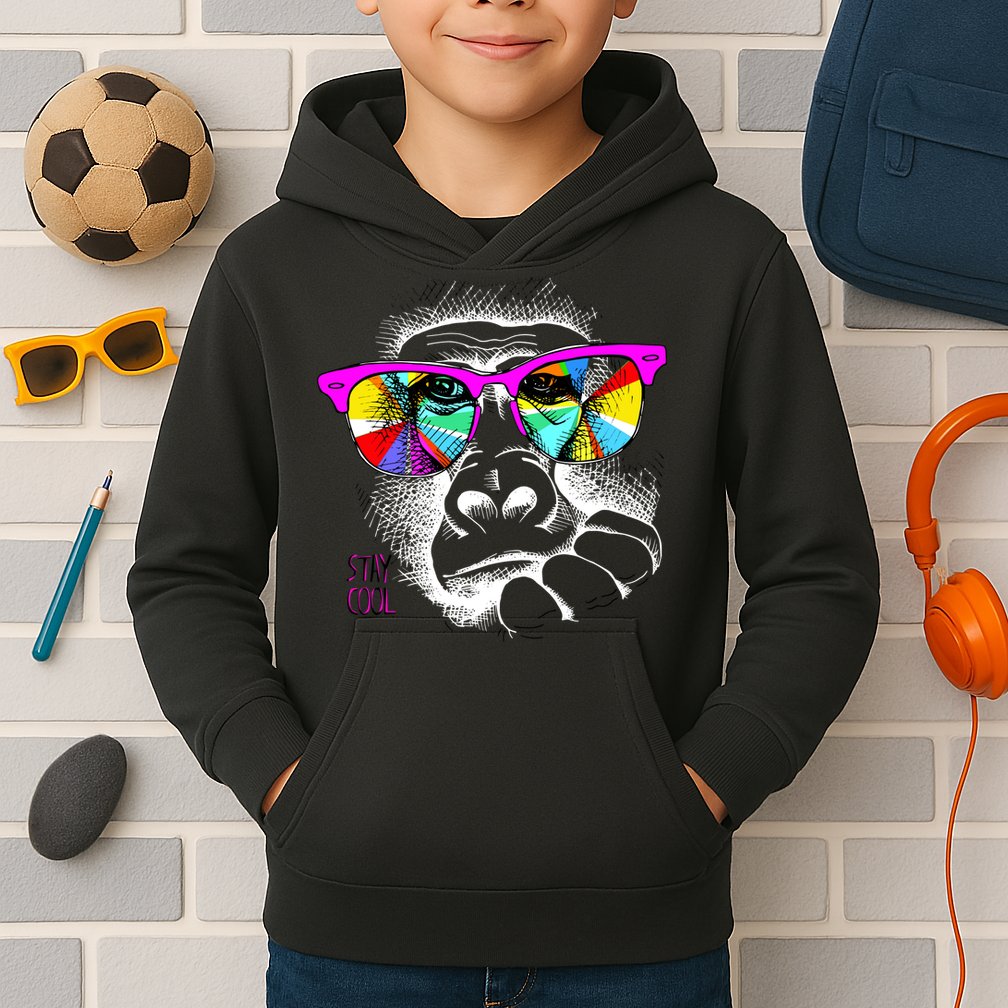 Cool Monkey Kids Hoodie