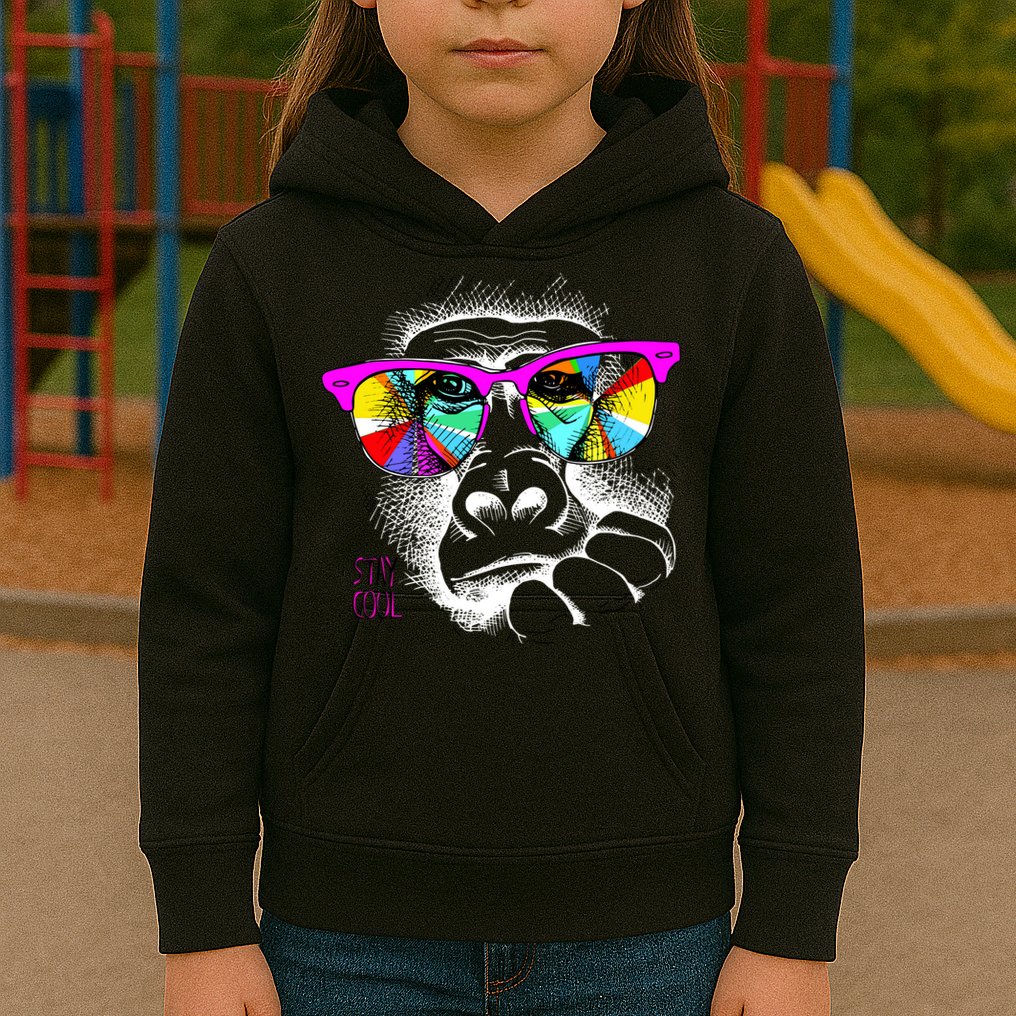 Cool Monkey Kids Hoodie