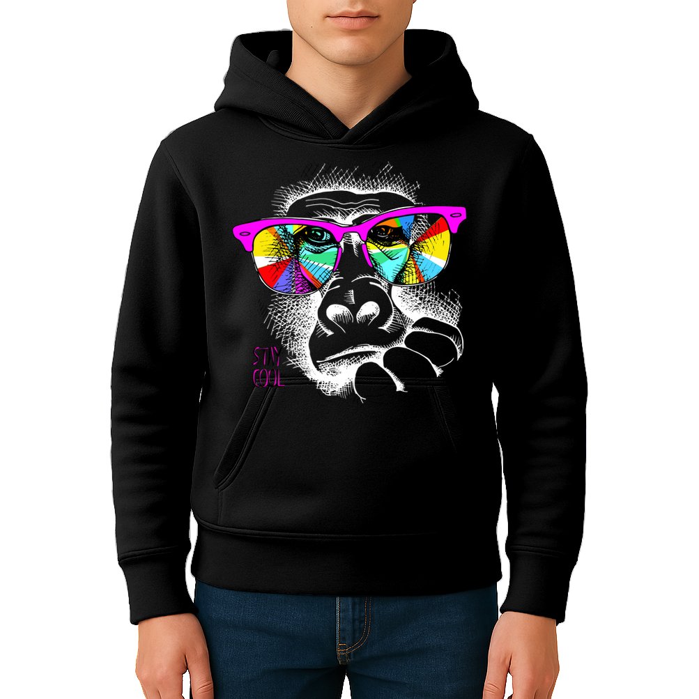 Cool Monkey Kids Hoodie