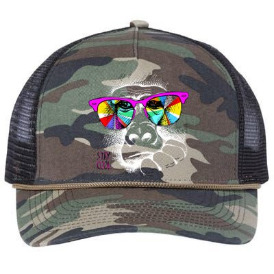 Cool Monkey Retro Rope Trucker Hat Cap