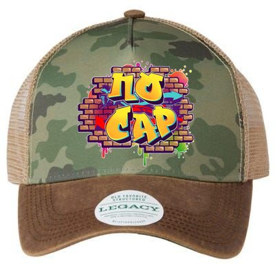 Cool No Cap Wall Graffiti  Legacy Tie Dye Trucker Hat