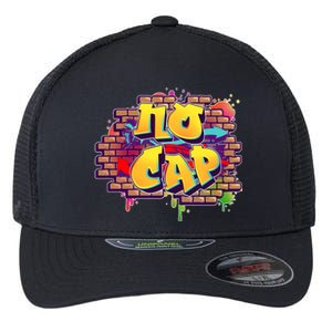 Cool No Cap Wall Graffiti  Flexfit Unipanel Trucker Cap