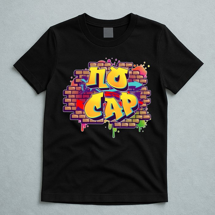 Cool No Cap Wall Graffiti  T-Shirt