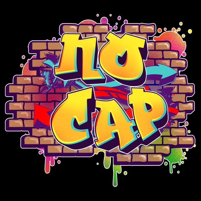 Cool No Cap Wall Graffiti  Sustainable Beanie