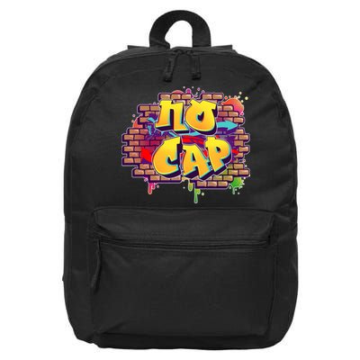 Cool No Cap Wall Graffiti  16 in Basic Backpack