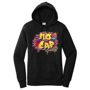 Cool No Cap Wall Graffiti  Women's Pullover Hoodie