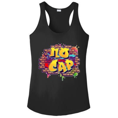 Cool No Cap Wall Graffiti  Ladies PosiCharge Competitor Racerback Tank