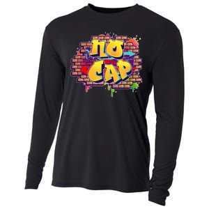 Cool No Cap Wall Graffiti  Cooling Performance Long Sleeve Crew