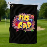 Cool No Cap Wall Graffiti  Golf Towel