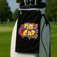 Cool No Cap Wall Graffiti  Golf Towel