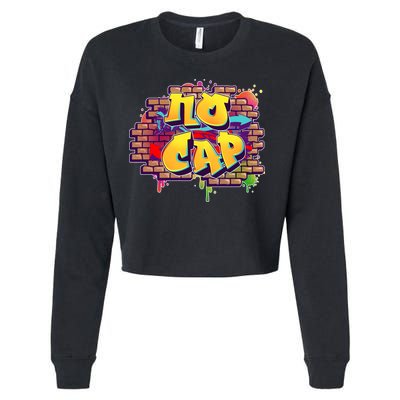 Cool No Cap Wall Graffiti  Cropped Pullover Crew