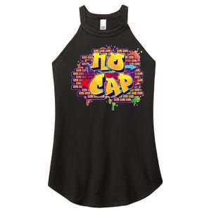 Cool No Cap Wall Graffiti  Women's Perfect Tri Rocker Tank