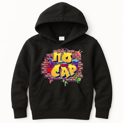 Cool No Cap Wall Graffiti  Kids Hoodie