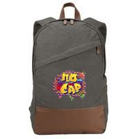 Cool No Cap Wall Graffiti  Cotton Canvas Backpack