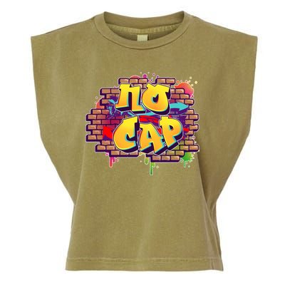 Cool No Cap Wall Graffiti  Garment-Dyed Women's Muscle Tee