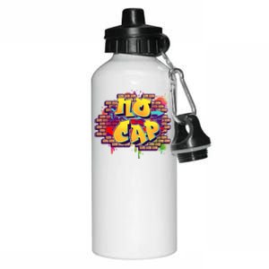 Cool No Cap Wall Graffiti  Aluminum Water Bottle