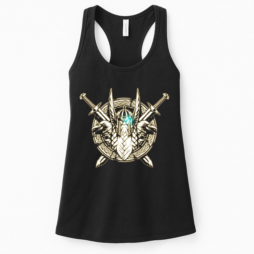 Cool ODIN Greek God Womens Tank Top