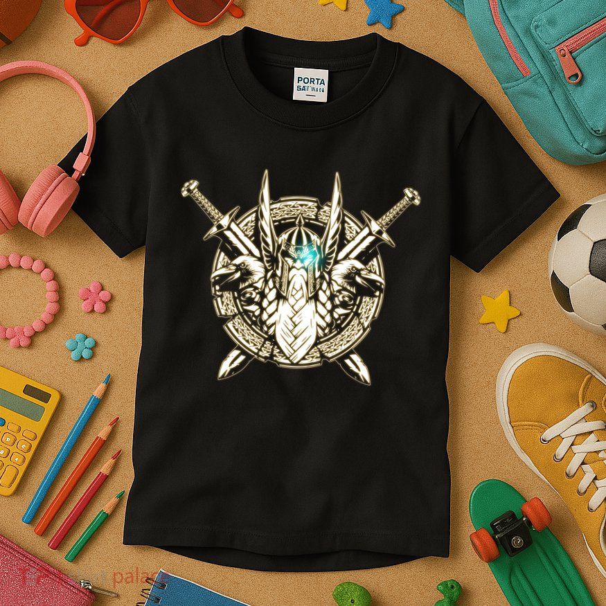 Cool ODIN Greek God Kids T-Shirt