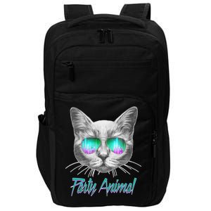 Cool Party Animal Cat Impact Tech Backpack