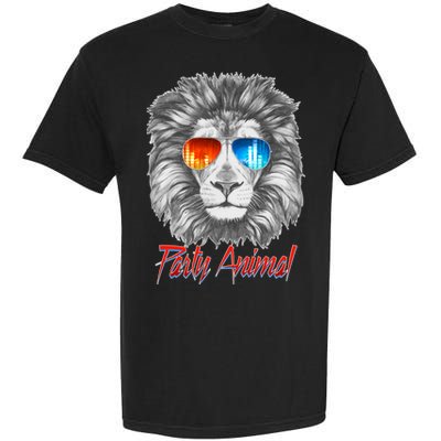 Cool Party Animal Lion Garment-Dyed Heavyweight T-Shirt