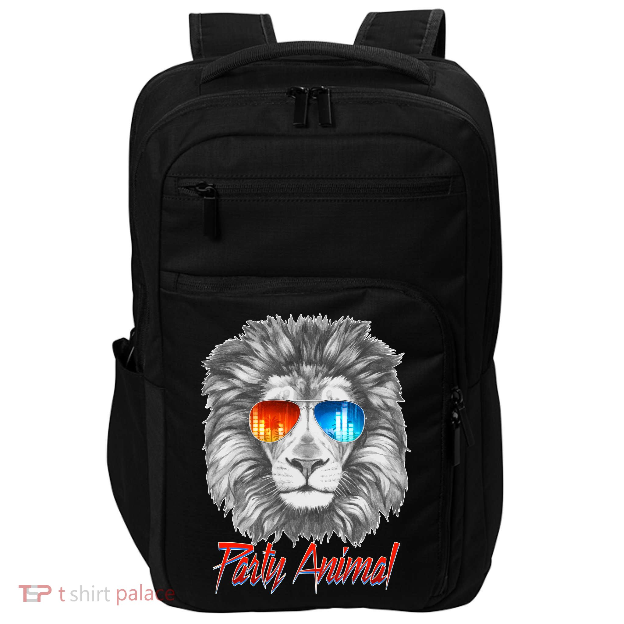 Cool Party Animal Lion Impact Tech Backpack