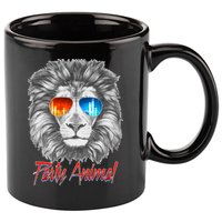 Cool Party Animal Lion 11oz C Handle Ceramic Mug
