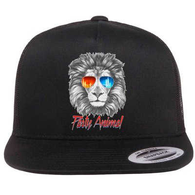 Cool Party Animal Lion Flatbill Hat