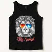 Cool Party Animal Lion Tank Top
