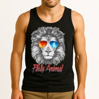 Cool Party Animal Lion Tank Top