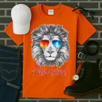 Cool Party Animal Lion Tall T-Shirt
