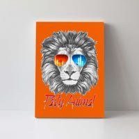 Cool Party Animal Lion Canvas