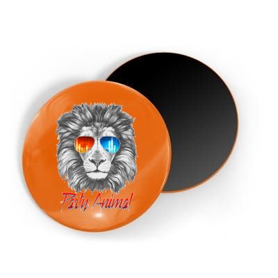 Cool Party Animal Lion Magnet