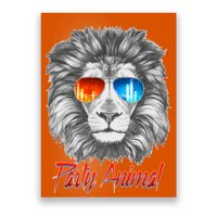 Cool Party Animal Lion Poster