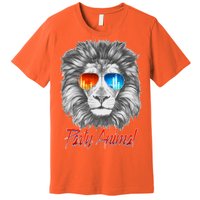 Cool Party Animal Lion Premium T-Shirt