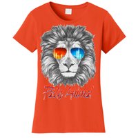 Cool Party Animal Lion Women's T-Shirt