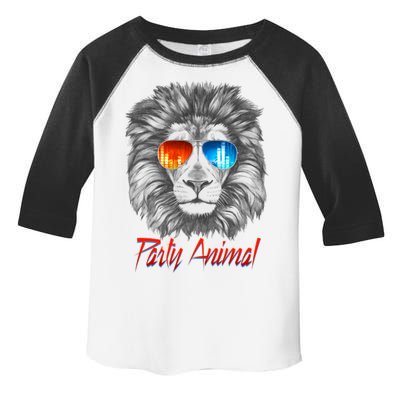 Cool Party Animal Lion Toddler Fine Jersey T-Shirt