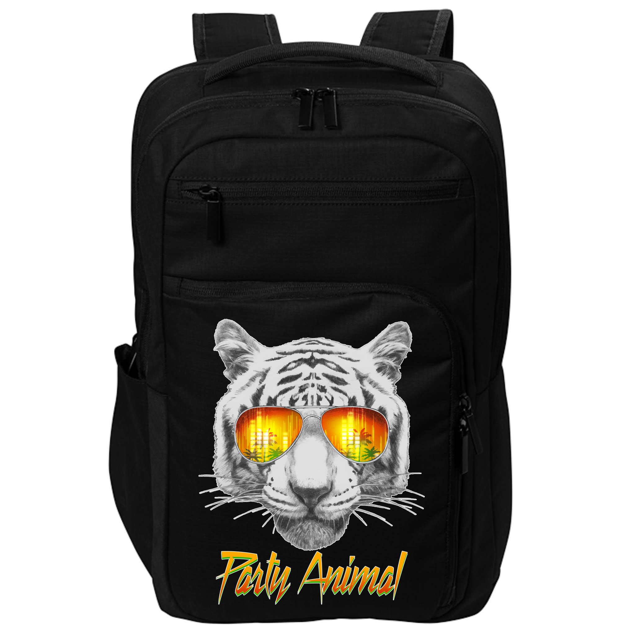 Cool Party Animal Tiger Impact Tech Backpack