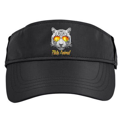 Cool Party Animal Tiger Adult Drive Performance Visor