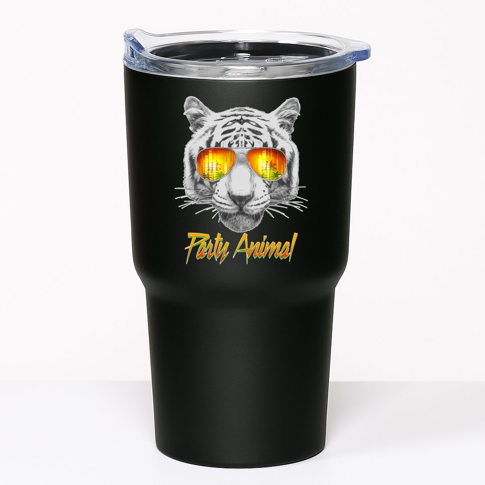 Cool Party Animal Tiger Tumbler