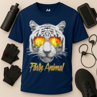 Cool Party Animal Tiger Cooling Performance Crew T-Shirt