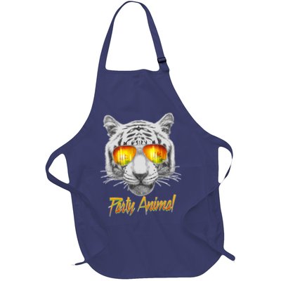 Cool Party Animal Tiger Full-Length Apron With Pockets