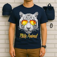 Cool Party Animal Tiger T-Shirt