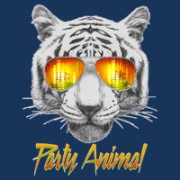 Cool Party Animal Tiger T-Shirt