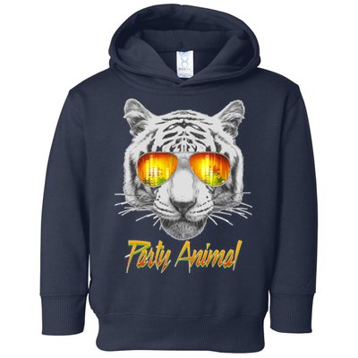 Cool Party Animal Tiger Toddler Hoodie