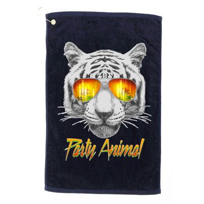 Cool Party Animal Tiger Golf Towel