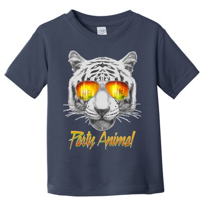 Cool Party Animal Tiger Toddler T-Shirt