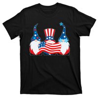 Cool Patriotic USA American Gnomes T-Shirt